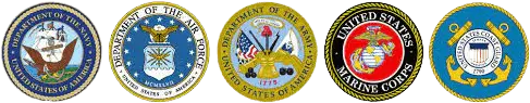 Weaver's Trailer Sales Military logos
